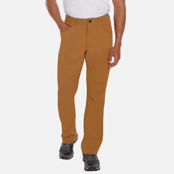 Orvis Fleece Lined Tech Pants Mens 38 x 32 Brown Water Repellent Insulated - Picture 4 of 15